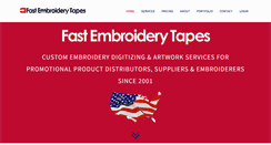 Desktop Screenshot of fastembtapes.com